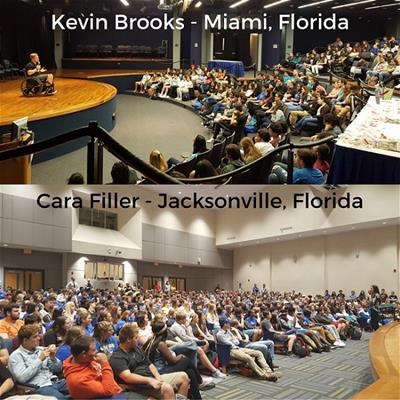 Picture of teens in auditorium listening to speakers