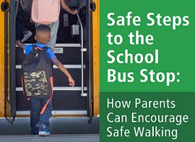 safe step to the Bus stop