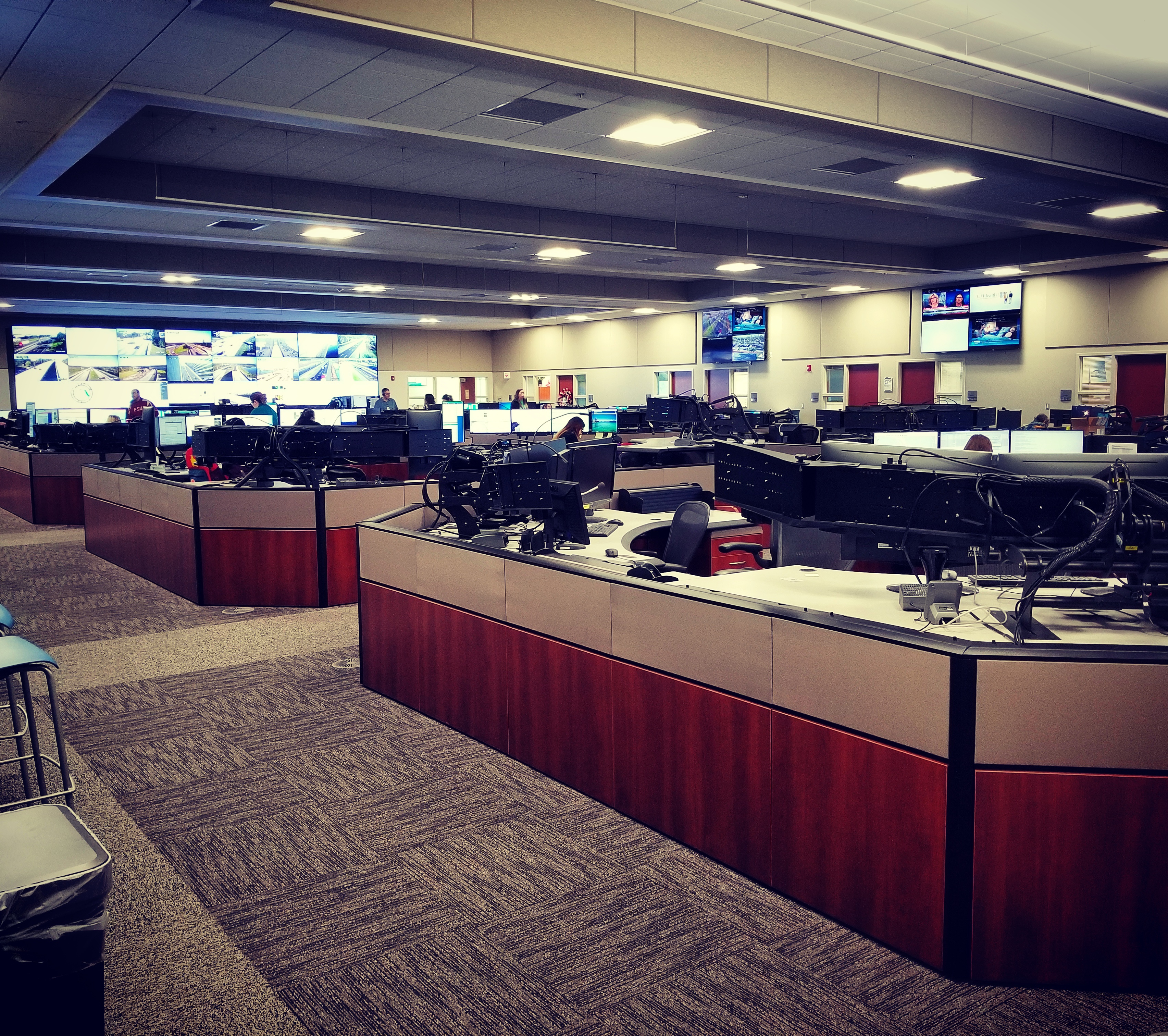 Interior view of the District 2 RTMC