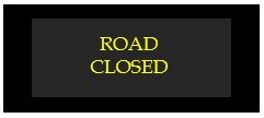 road closed