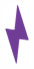 Purple  Lightning Bolt